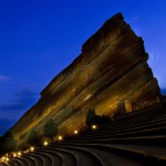 Red Rock Amphitheater at Sunset